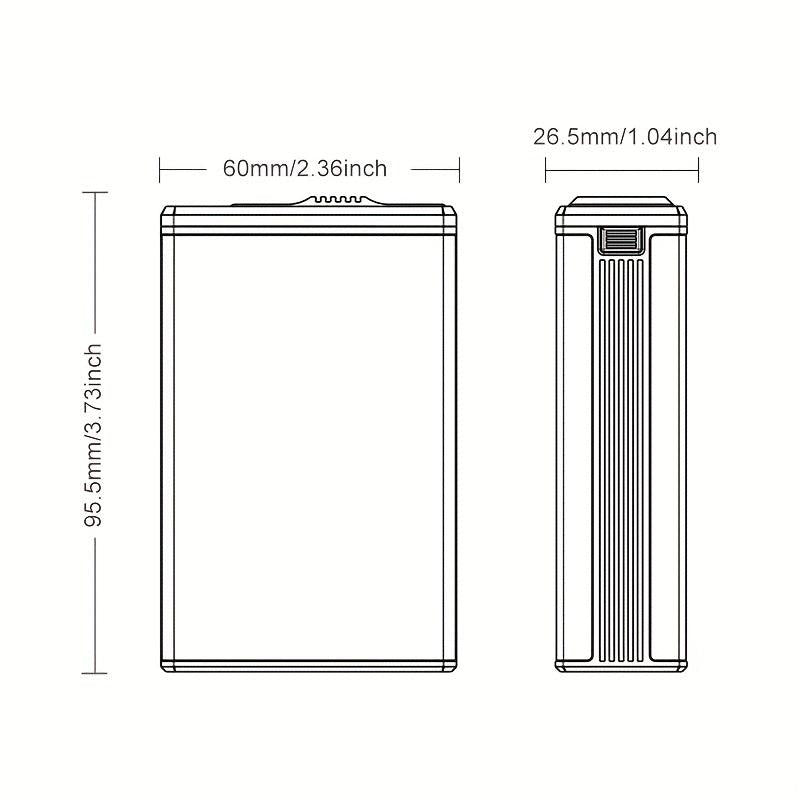 Waterproof 20pc Cigarette Case Holder Box