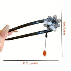 Gradient Flower Hairpin Chinese Style Hair Accessories