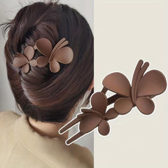 Butterfly Shape Duck Billed Hair Clip Ponytail Holder