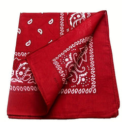 Paisley Print Bandana Hip Hop Square Scarf Handkerchief Cowboy Cowgirl