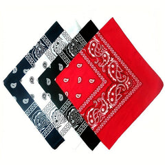 Paisley Print Bandana Hip Hop Square Scarf Handkerchief Cowboy Cowgirl