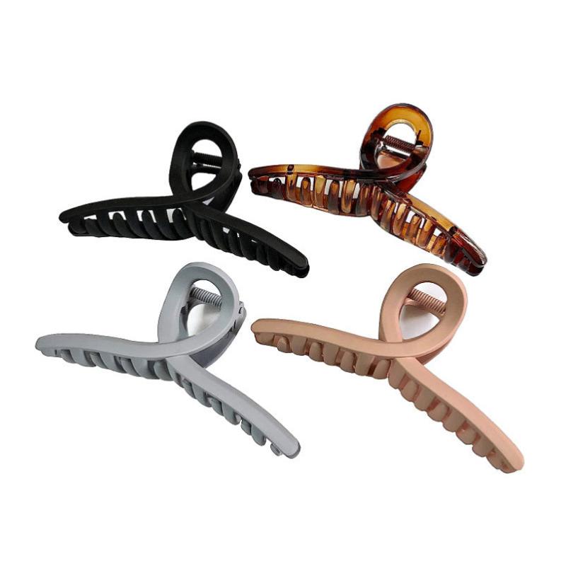 4pcs Hair Claw Nonslip Jaw Claw For Ponytail Holder Women Girls