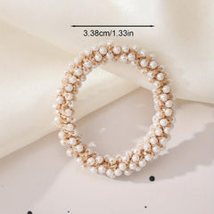 Faux Pearl Hair Tie High Elasticity Hair Rope Hair Accessories
