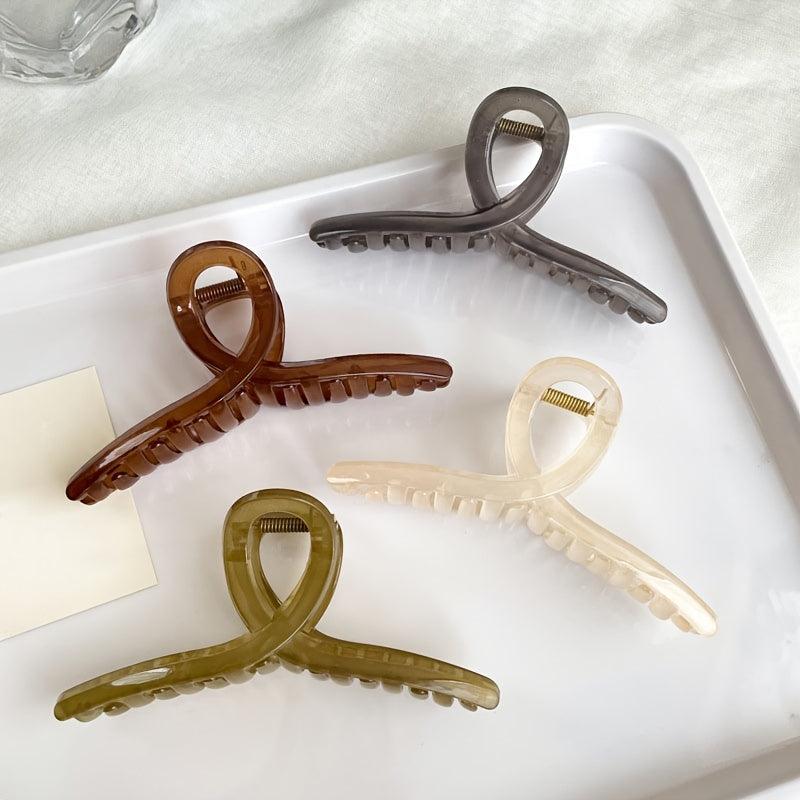 Colorful Oversize Hair Claw Clip Non Slip Strong Hold Grip Hair Jaw Clip