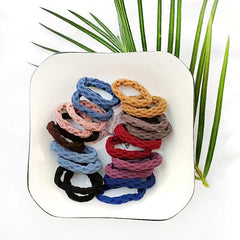 100pcs Colorful Small Elastic Hair Bands Ponytail Holder Rubber Bands
