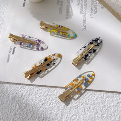 7pcs Colorful Jelly Hair Clips No Crease Hair Clip for Styling