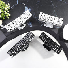 Large Square Crescent Hair Claw Clip Women's Hair Accessories