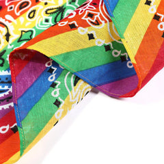 Rainbow Hair Scarf LGBT Pride Month Hair Accessory