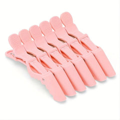 6pcs Crocodile Clip Long Bill Clip Duck Bill Clip Hairdressing Section Clip