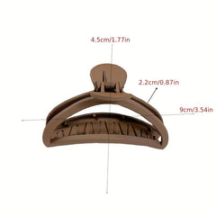 Frosted Hair Claw Solid Shark Claw Hair Accessories For Women
