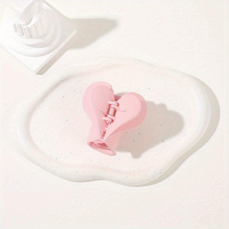 Heart shaped Acrylic Hair Claw Headwear Hair Accessories