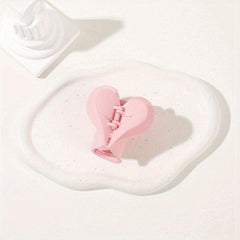 Heart shaped Acrylic Hair Claw Headwear Hair Accessories