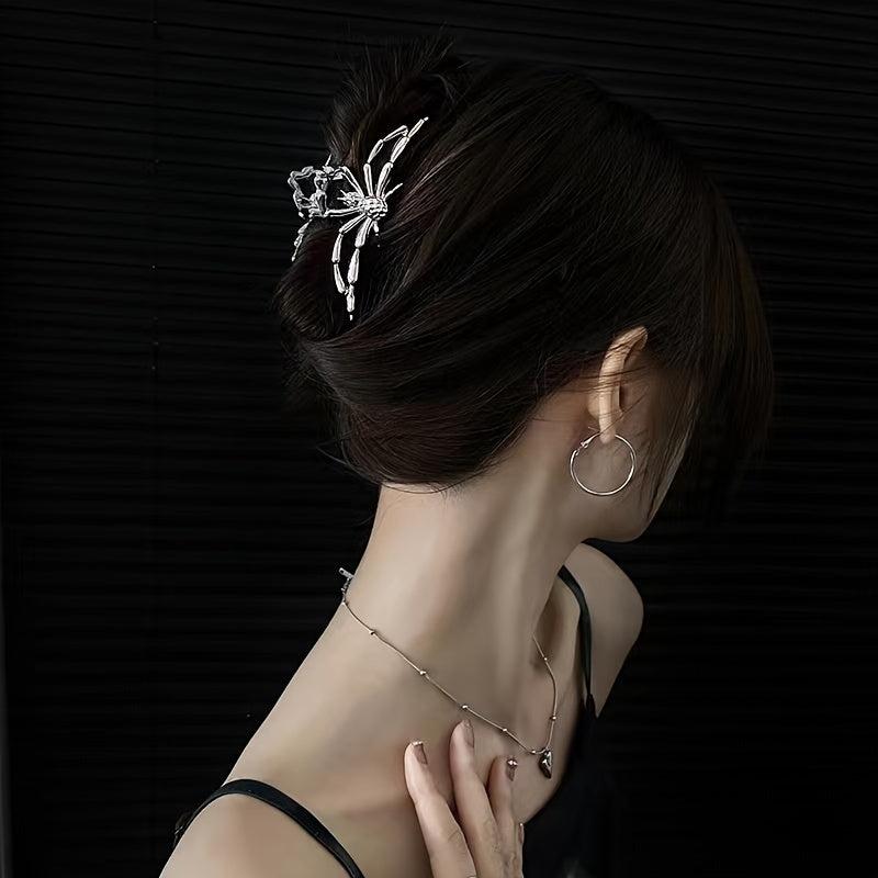 Large Spider Metal Hair Claw Clip Non Slip Strong Hold Hair Jaw Clip