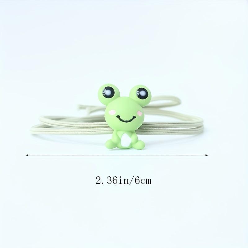Frog Hair Tie Seamless Hair Rope Elastic Ponytail Holder Hair Accessories