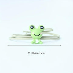 Frog Hair Tie Seamless Hair Rope Elastic Ponytail Holder Hair Accessories