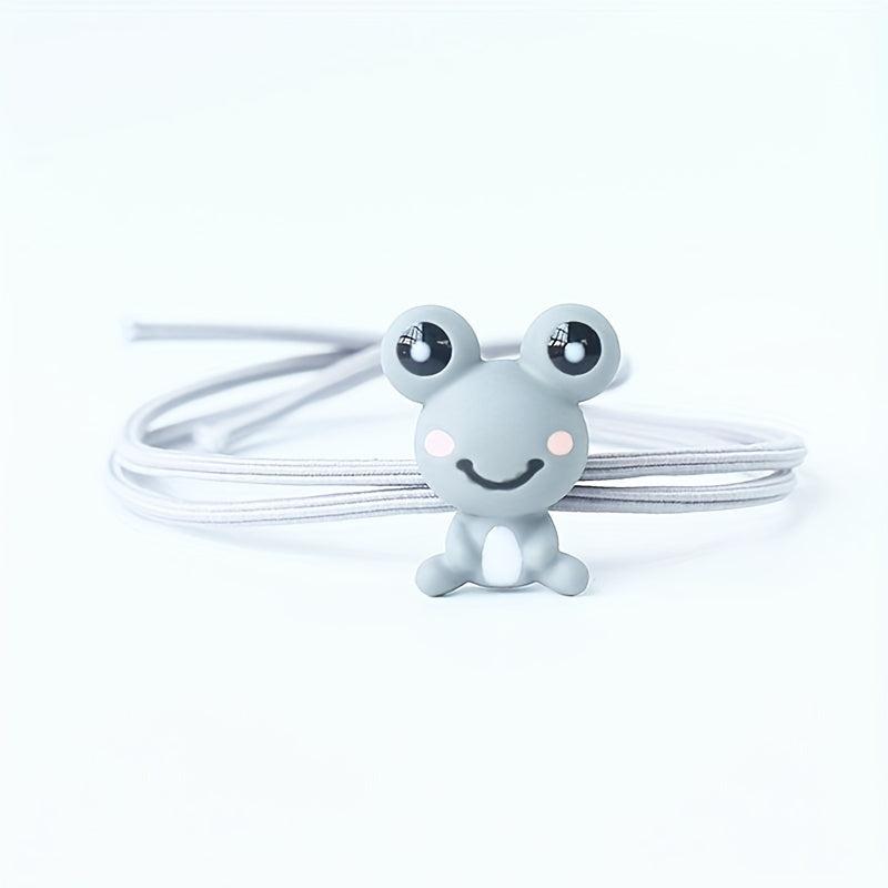 Frog Hair Tie Seamless Hair Rope Elastic Ponytail Holder Hair Accessories
