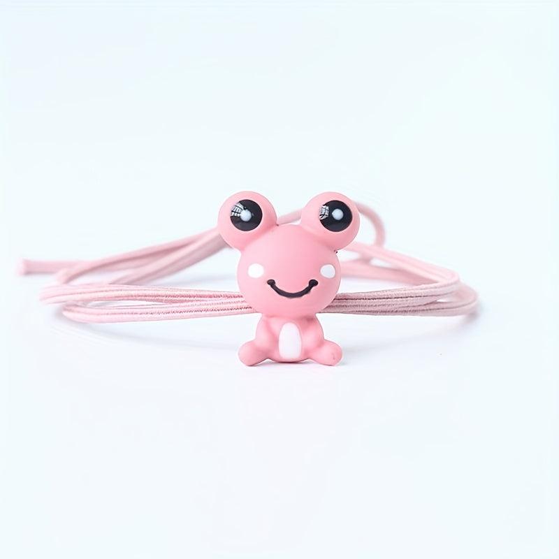 Frog Hair Tie Seamless Hair Rope Elastic Ponytail Holder Hair Accessories
