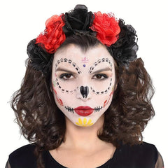 Flower Wreath Day of the Dead Headdress Floral Headband