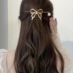 Golden Pearl Hair Clip Women's Hair Accessories