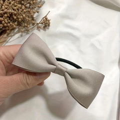 Solid Bow Hair Tie Style Hair Rope Elastic Hair Ring Hair Accessories