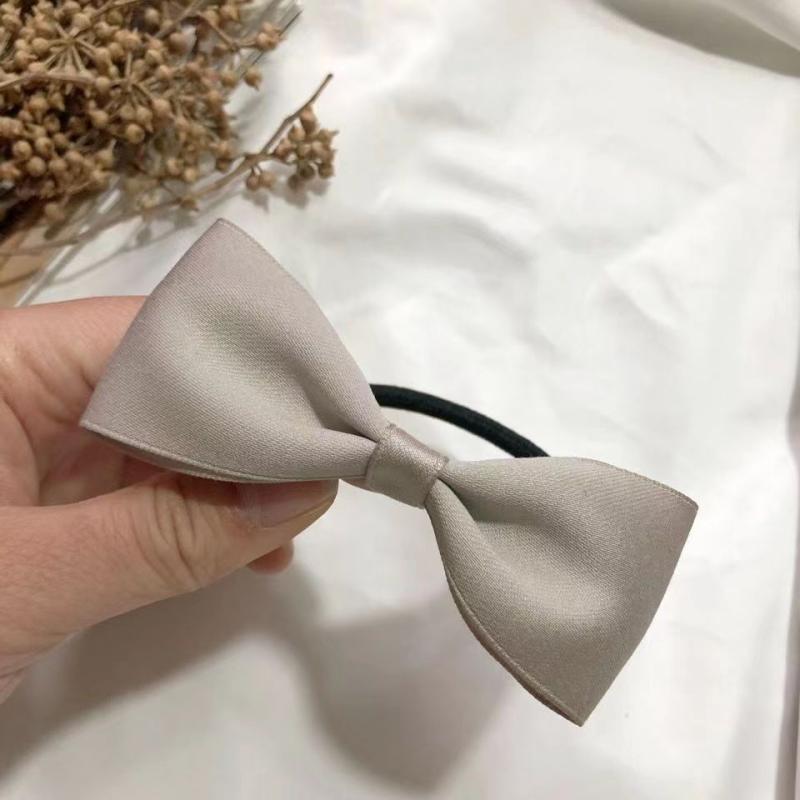 Solid Bow Hair Tie Style Hair Rope Elastic Hair Ring Hair Accessories