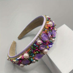 Ladies Rhinestone Headband Candy Girls Hairband