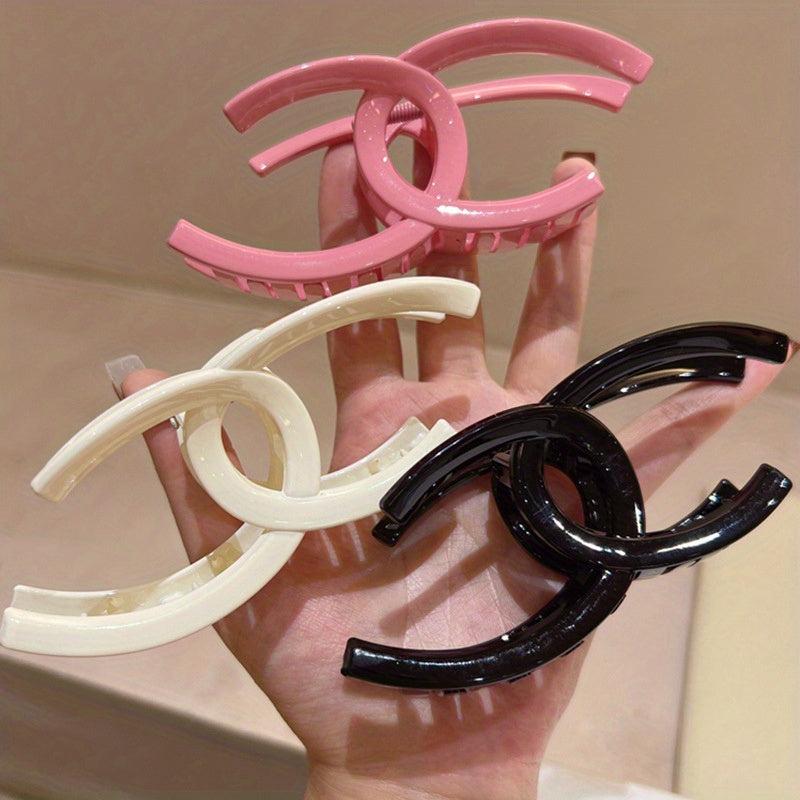 Solid Shark Claw Ponytail Holder Hair Clip Women Girls Hair Accessory