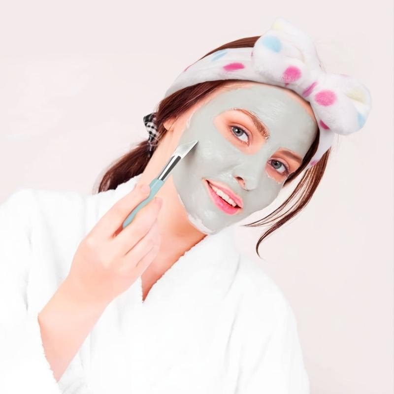 Coral Velvet Bow Knot Hair Wrap Shower Headband for Women