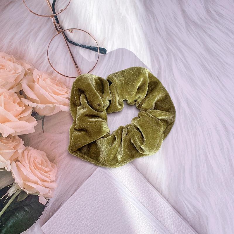 Velvet Hair Scrunchies Elastic Hair Bands For Women Girls