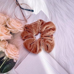 Velvet Hair Scrunchies Elastic Hair Bands For Women Girls