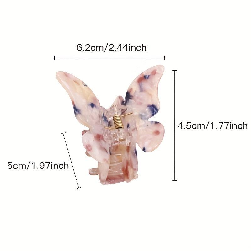 Acetate Butterfly Hair Claw Hair Clip for Women