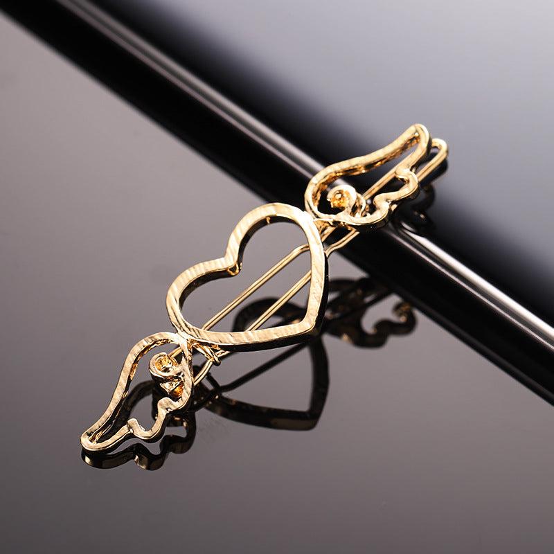 Heart Shape Wings Hair Clip Side Clip Hair Accessories