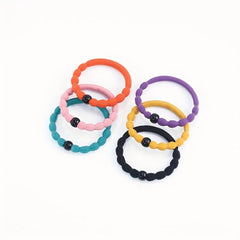 12pcs Thickened Hair Tie Elastic Hair Rope Ponytail Holder Hair Ring