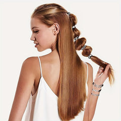 3 PCS Silver Golden Metal Hairband Bracelet Hair Accessories