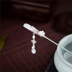 Chinese Style Alloy Hair Stick Ponytail Holder Hair Accessories