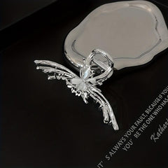 Opal Butterfly Hair Claw Back Head Clip Hair Accessory