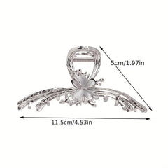 Opal Butterfly Hair Claw Back Head Clip Hair Accessory