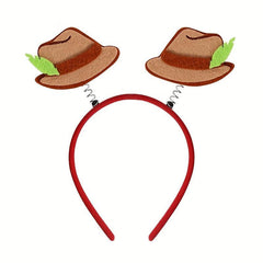 Oktoberfest Hair Band Toppers Fun Holiday Headbands Women Girls
