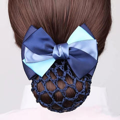 Bow Decor Hair Clip Hairgrip Bun Maker For Professional Attendant