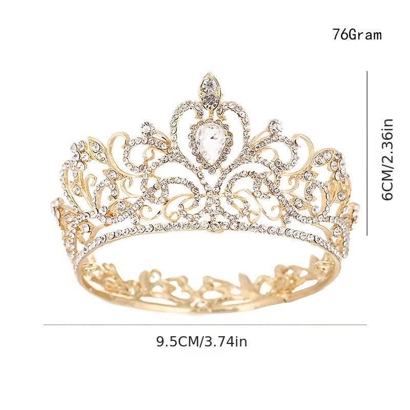 Golden Crown Hairband Headband Bridal Wedding Party Decorations Tiara Birthday