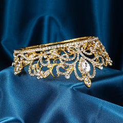 Golden Crown Hairband Headband Bridal Wedding Party Decorations Tiara Birthday