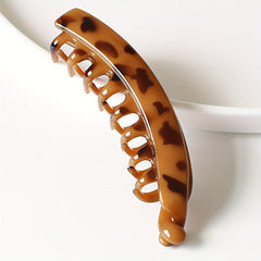 Leopard Pattern Banana Clip for Women, Hair Clip for Ponytail Holder