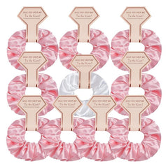 10pcs Scrunchies Set For Bridesmaid Elastic Hair Tie Bachelorette Party