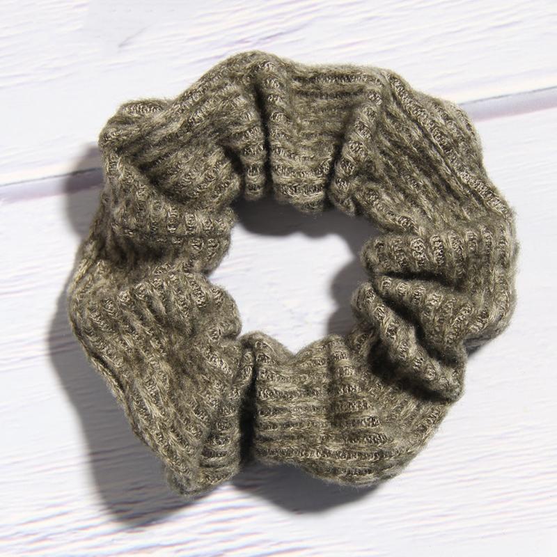 Solid Elastic Scrunchie For Women Girls Sleep Soft Scrunchies