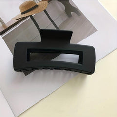 3pcs Women Hair Claw Rectangle Shaped Hair Claw Style Shark Claw