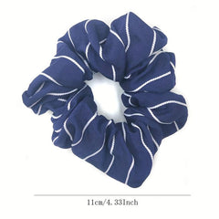 Striped Hair Scrunchies Hair Rope Style Hair Tie Hair Ring