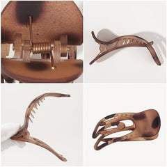 Vintage Solid Hair Claw Clip Non Slip Strong Hold Grip Hair Jaw Clip