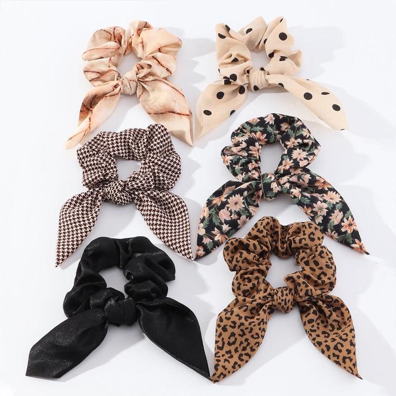 6pcs Bowknot Elastic Headband Set