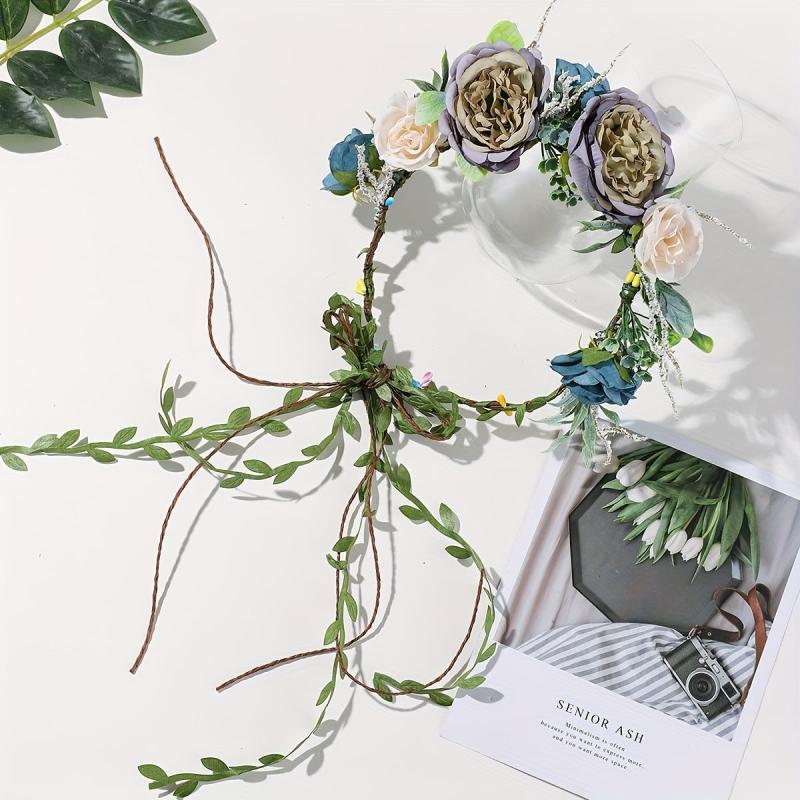 Simulation Wreath Headband Sweet Hair Band Vacation Garland Hair Band
