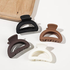 4pcs Medium Matte Hair Claw Clips Non Slip Strong Hold Grip Hair Jaw Clip